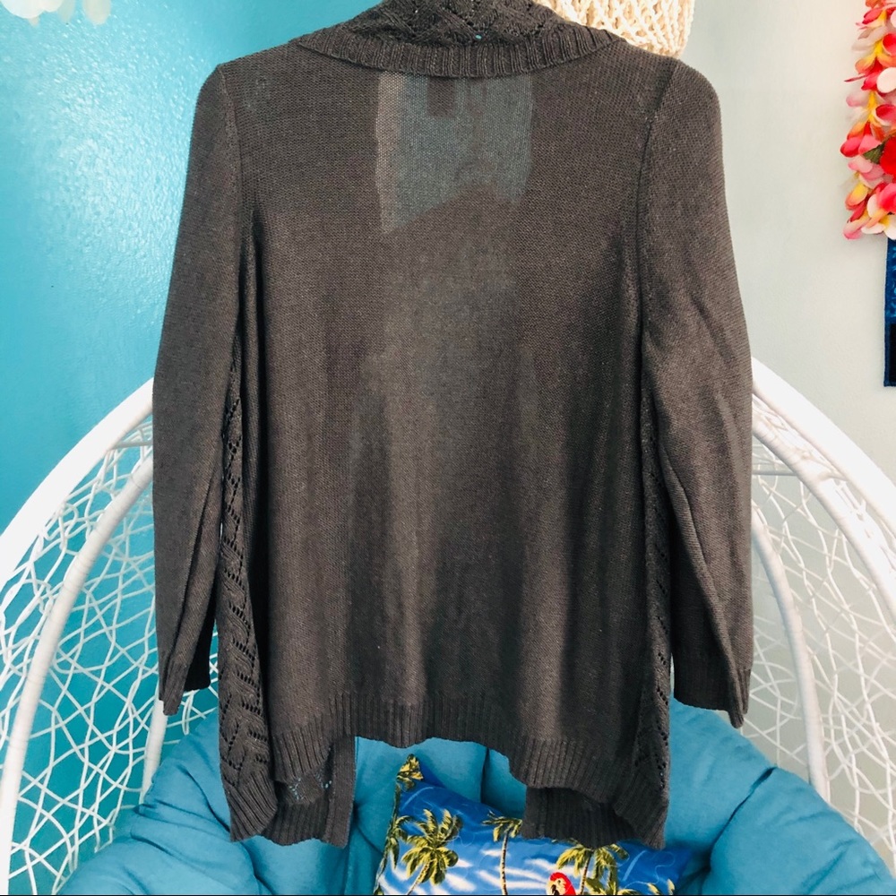 Catherines Plus Size Open Front Sweater ~ 14/16 - image 6